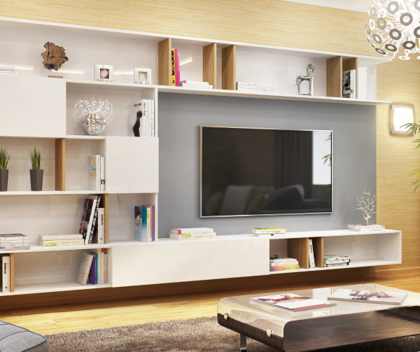 Racks de TV en Melamina